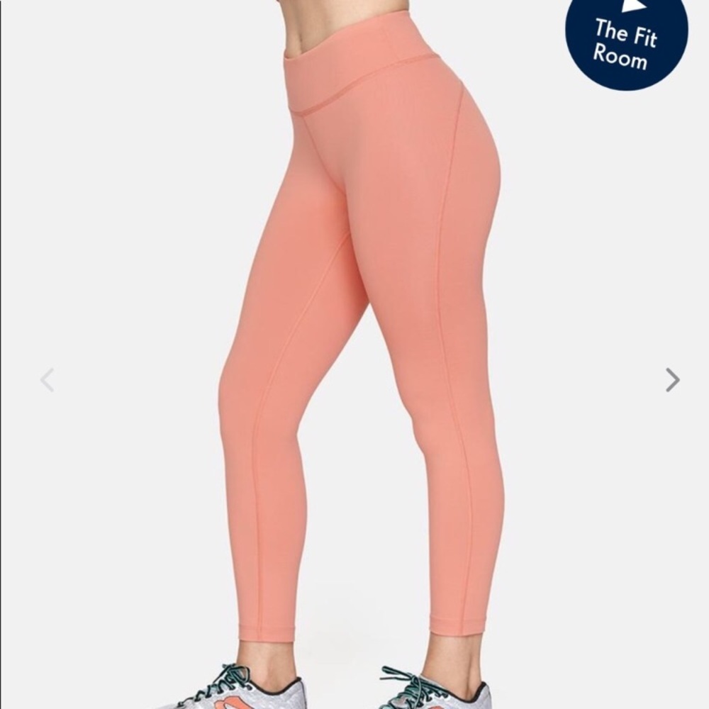 Outdoor Voices Terracotta Tech Sweat capri leggings